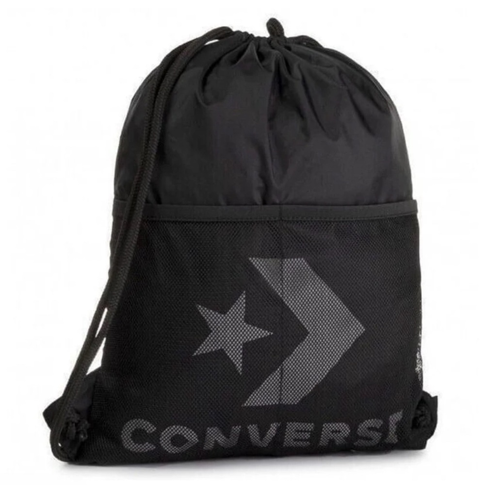 Converse Drawstring Sport-wear  Backpack in Black